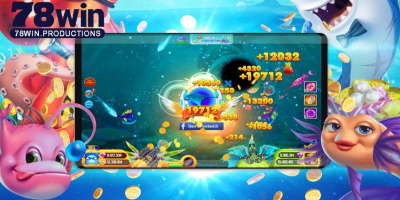 Bắn Cá Online Cùng 78win - Săn Boss Khủng Cực Kỳ Thú Vị 6 Thỏa sức săn thưởng và trải nghiệm đồ họa 3D chân thực